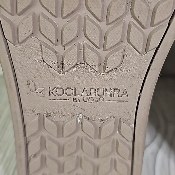 Koolaburra by UGG Shazi Short Chestnut Leather Boots Women Size 6 - Picture 9 of 14